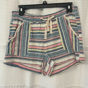 Jolt multicolor shorts with elastic waistband